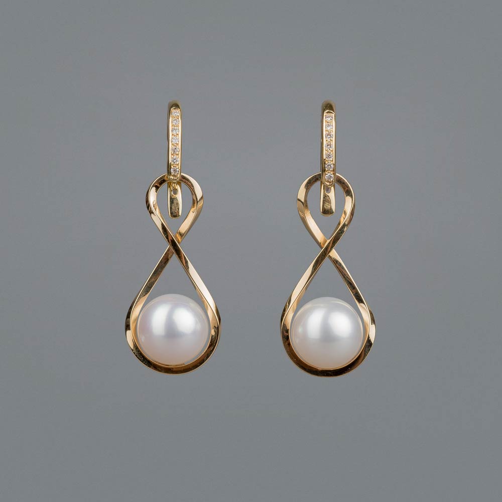 pearl jewellery designs in gold